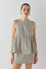 Indi Top Black Stripe | VRG GRL discount