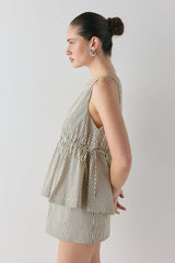 Indi Top Black Stripe | VRG GRL discount