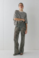 Remi Sheer Pants Croc | VRG GRL for sale