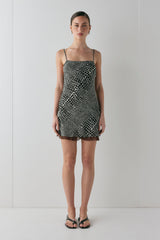 Delia Mini Dress Croc | VRG GRL US