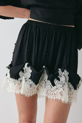 Thea Lace Skirt Black | VRG GRL for sale