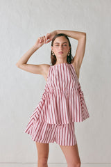 Annika Shorts Berry Stripe | VRG GRL near me