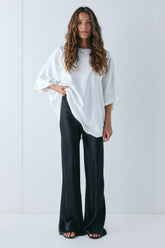 Rae Satin Pants Black | VRG GRL for sale
