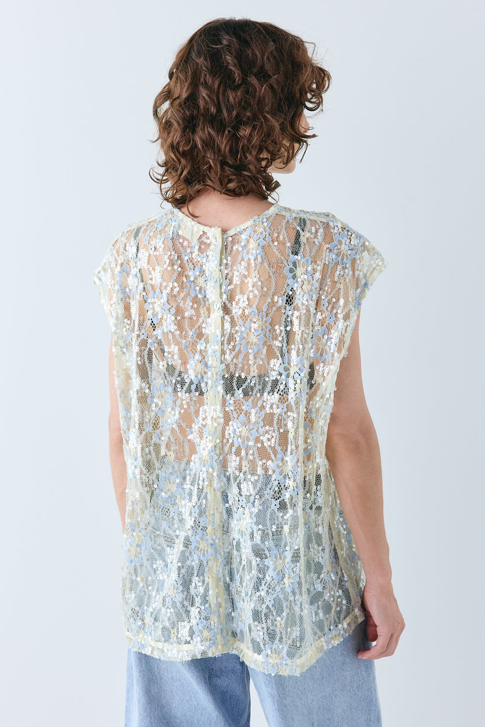 Devyn Sequin Top Lace | VRG GRL for sale