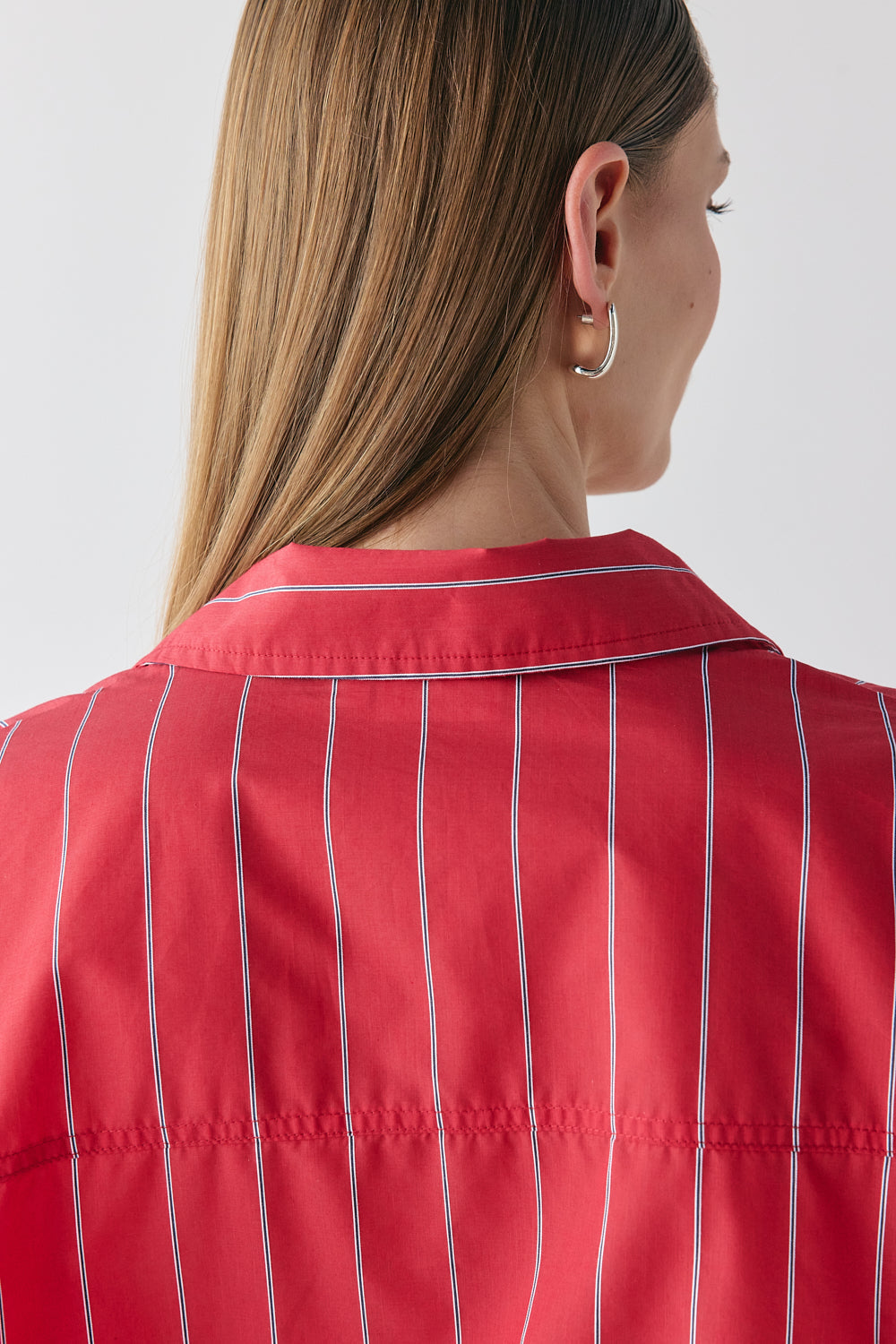 Vale Shirt Red Stripe | VRG GRL US