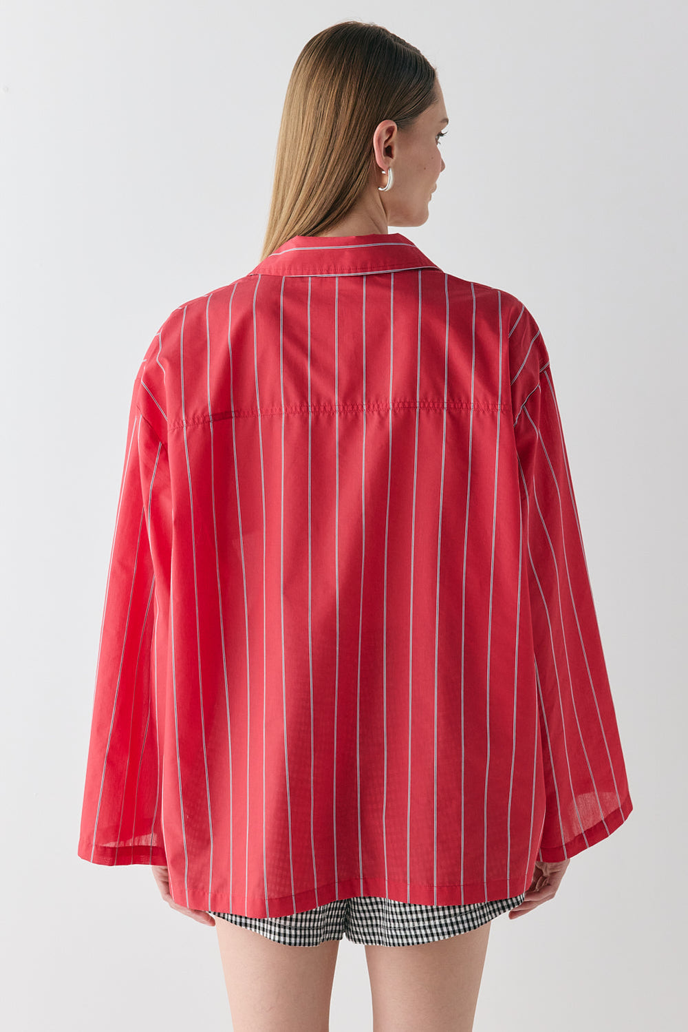 Vale Shirt Red Stripe | VRG GRL US