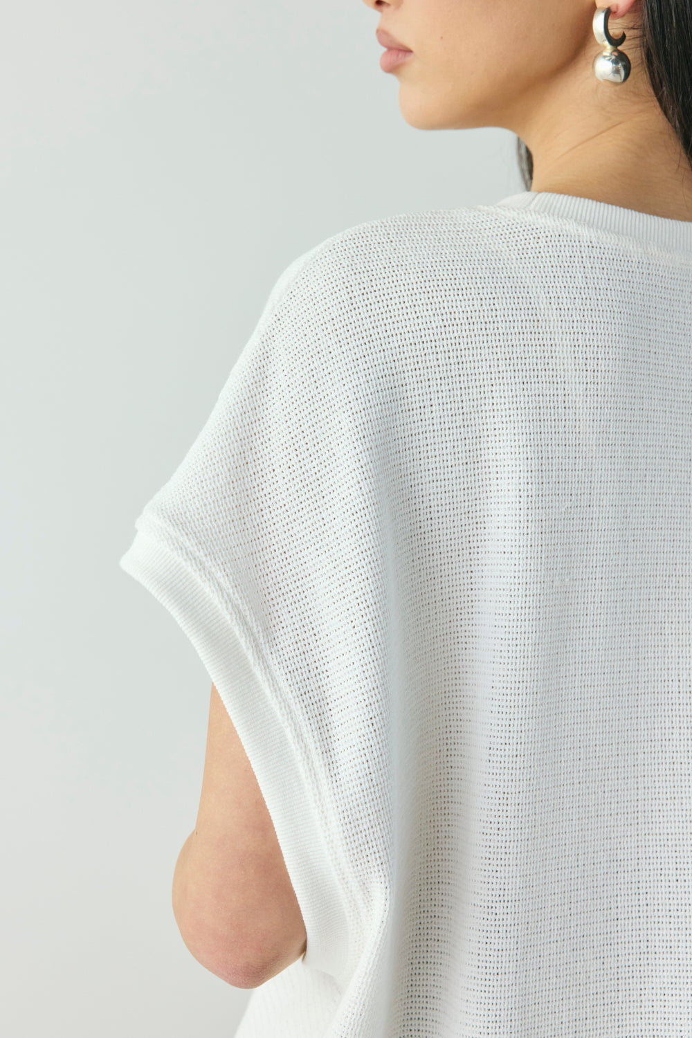 Lori Waffle Tank White | VRG GRL discount