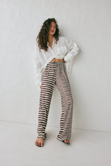 Rieti Pants Brown | VRG GRL on sale