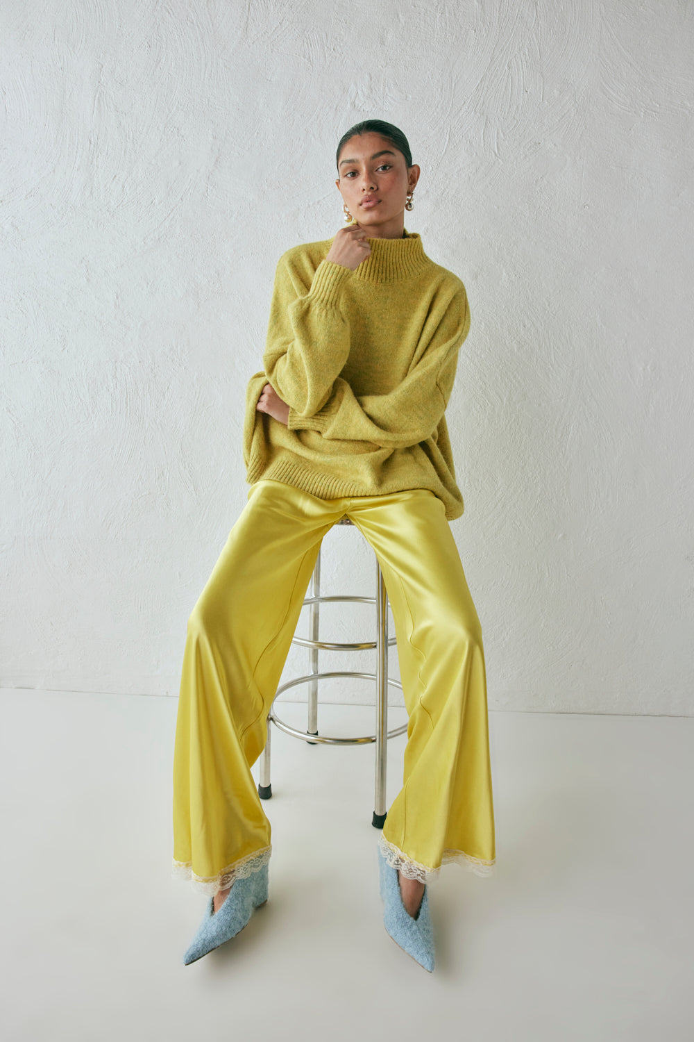 Yumi Knit Jumper Citrus Marle | VRG GRL online
