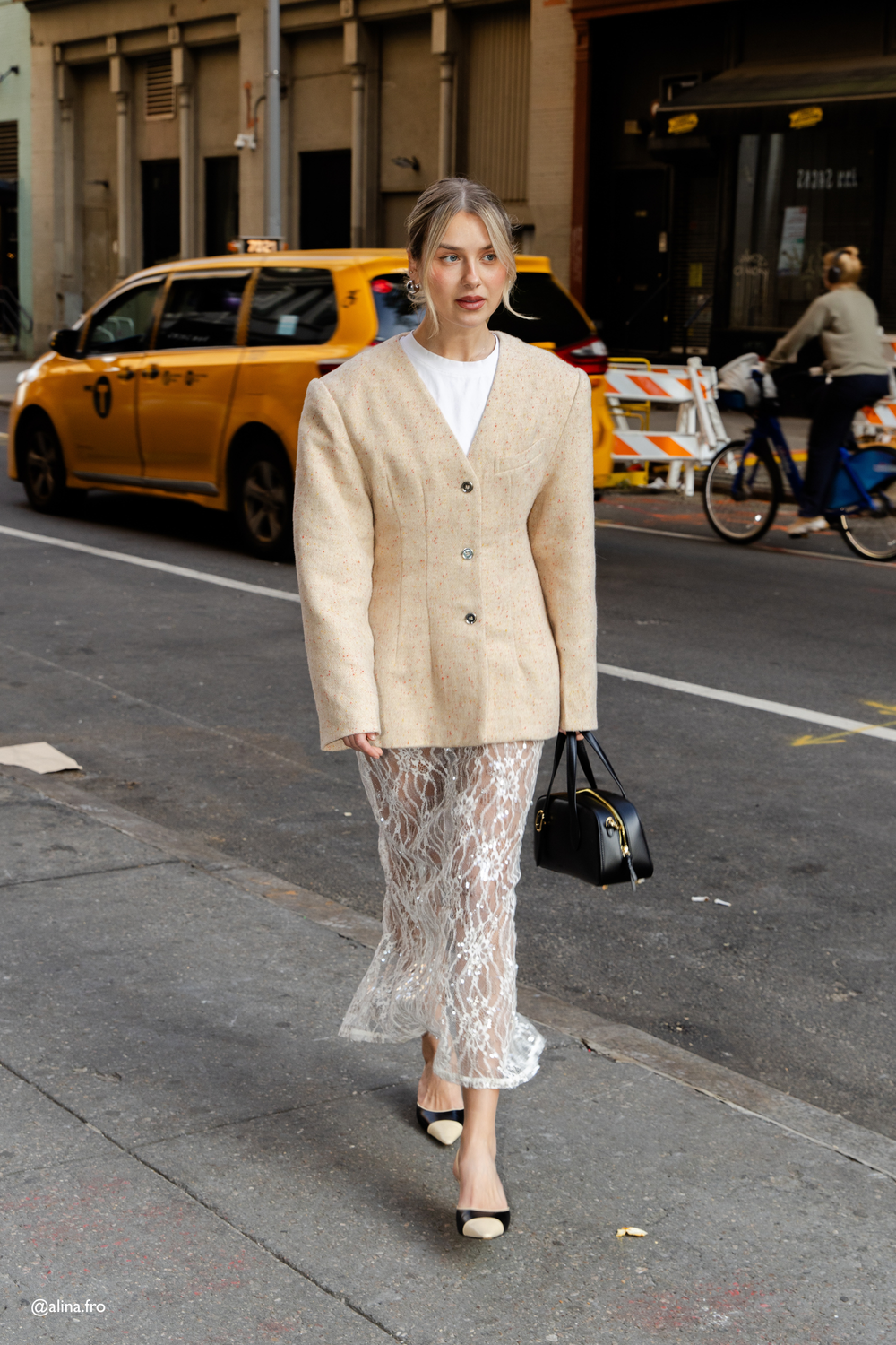 Dalton Blazer Biscuit | VRG GRL sale