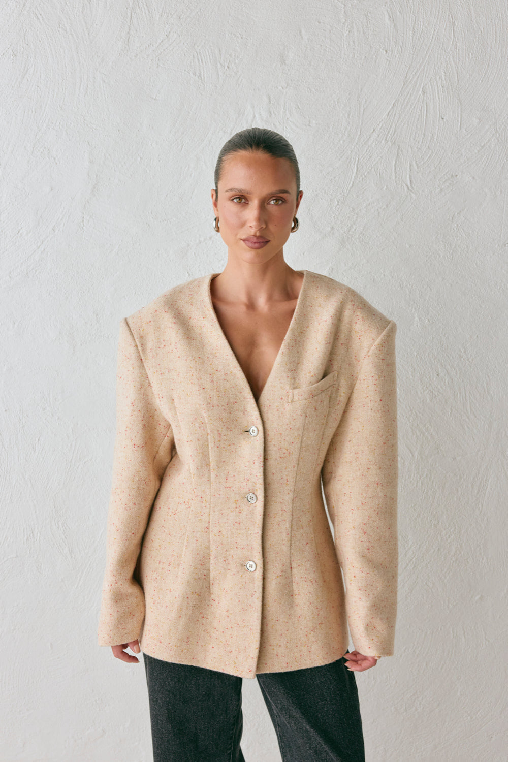 Dalton Blazer Biscuit | VRG GRL sale