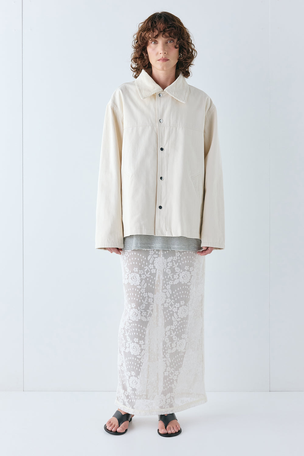 Cambell Jacket Cream | VRG GRL on sale