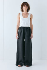 Raya Linen Pants Black | VRG GRL US