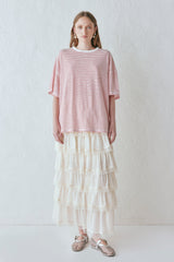Willow Tee Red Stripe | VRG GRL US