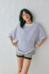 Willow Tee Navy Stripe | VRG GRL near me