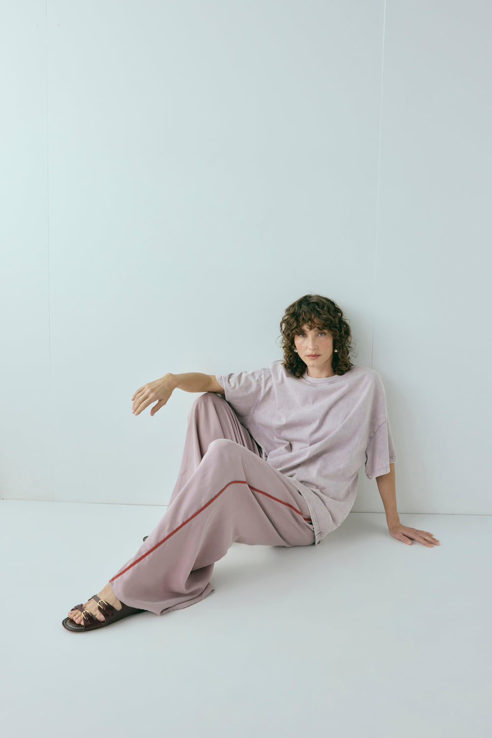 Willow Tee Chalk Mauve | VRG GRL discount
