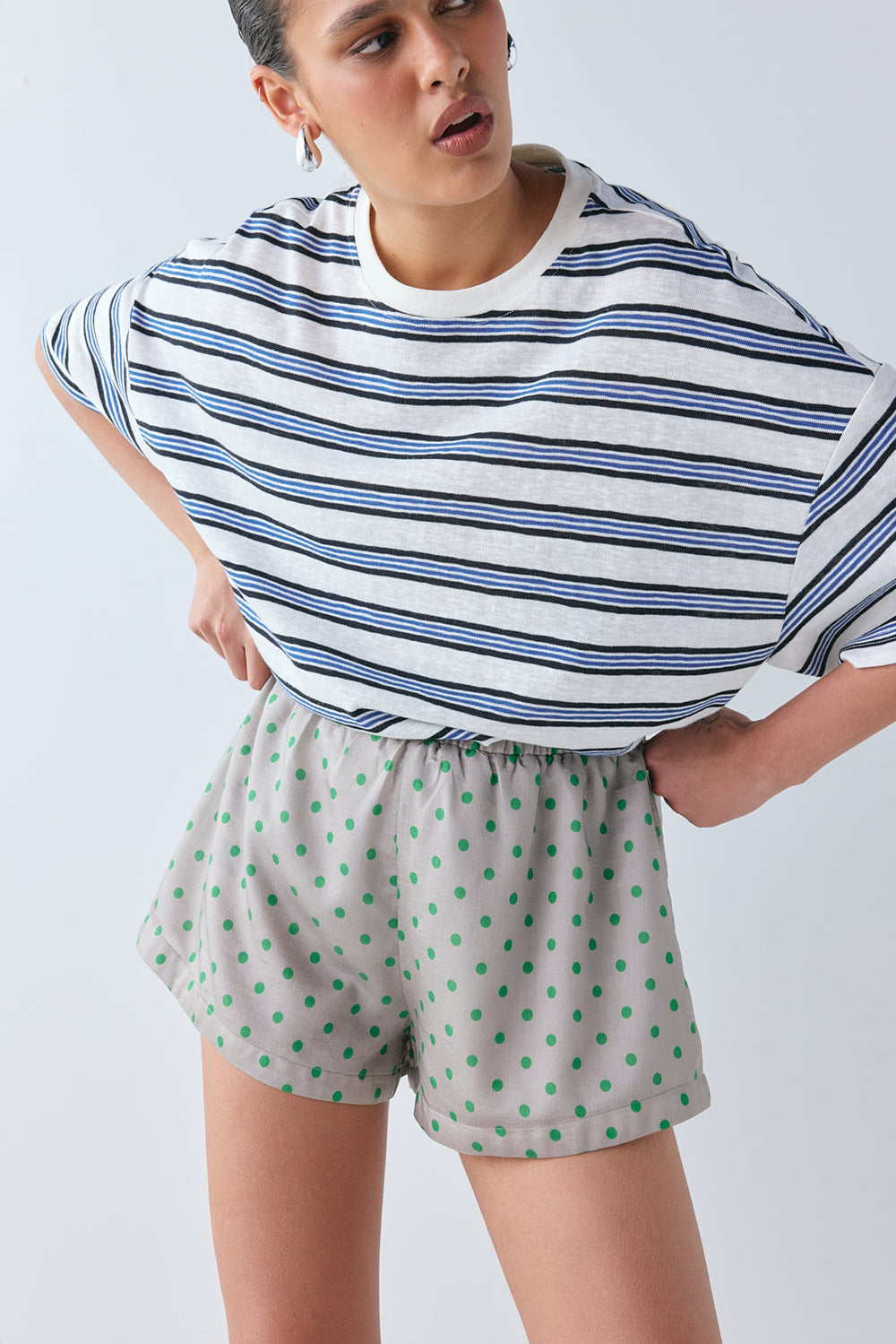 Willow Tee Blue Stripe | VRG GRL US