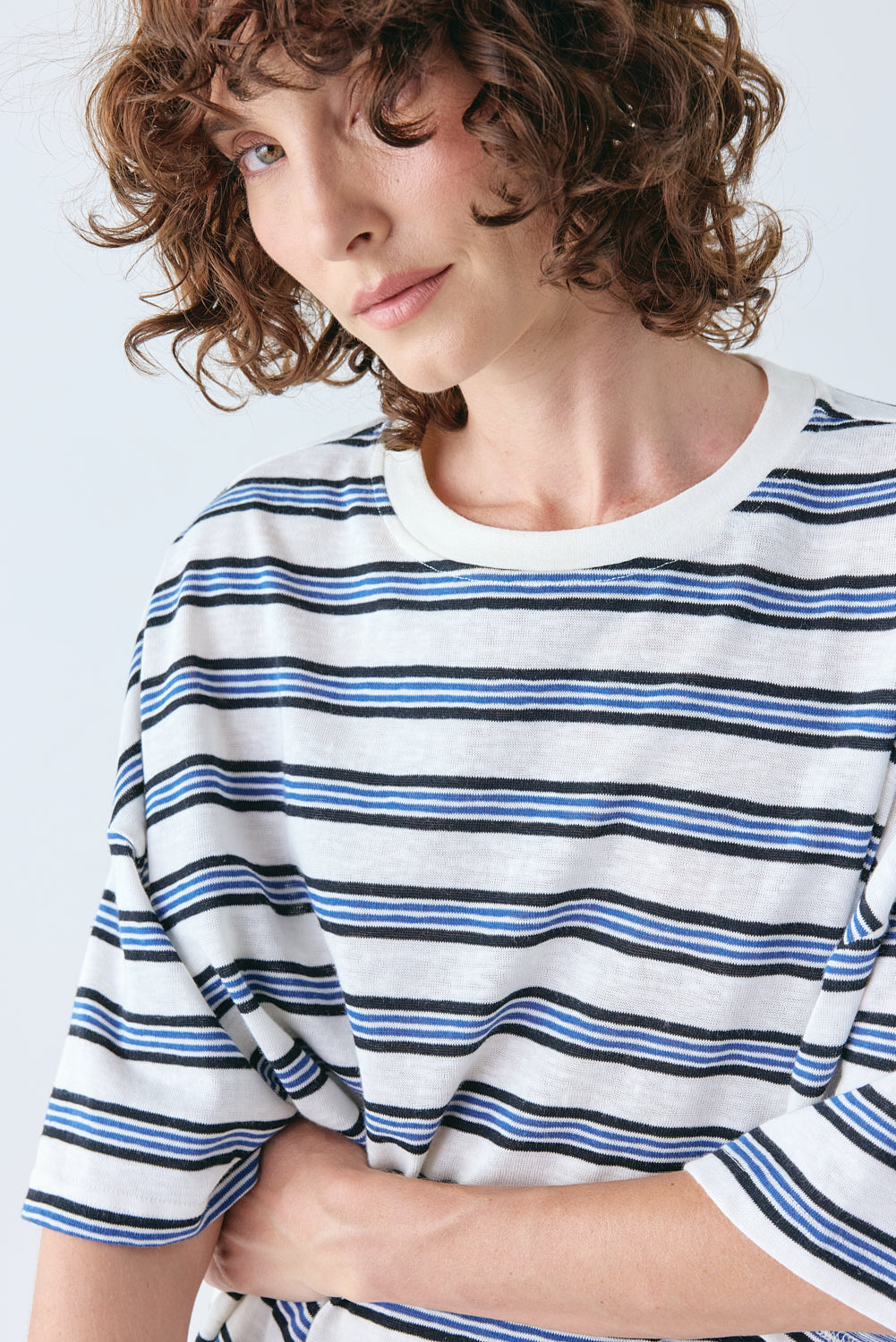 Willow Tee Blue Stripe | VRG GRL US