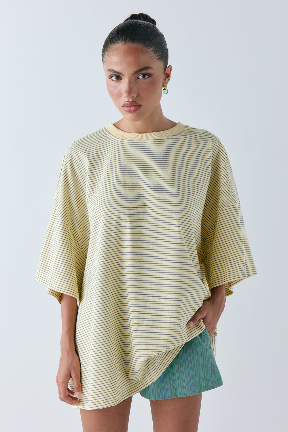Willow Tee Butter Stripe | VRG GRL for sale