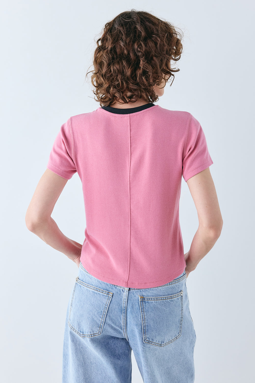 Cecile Tee Pink | VRG GRL US