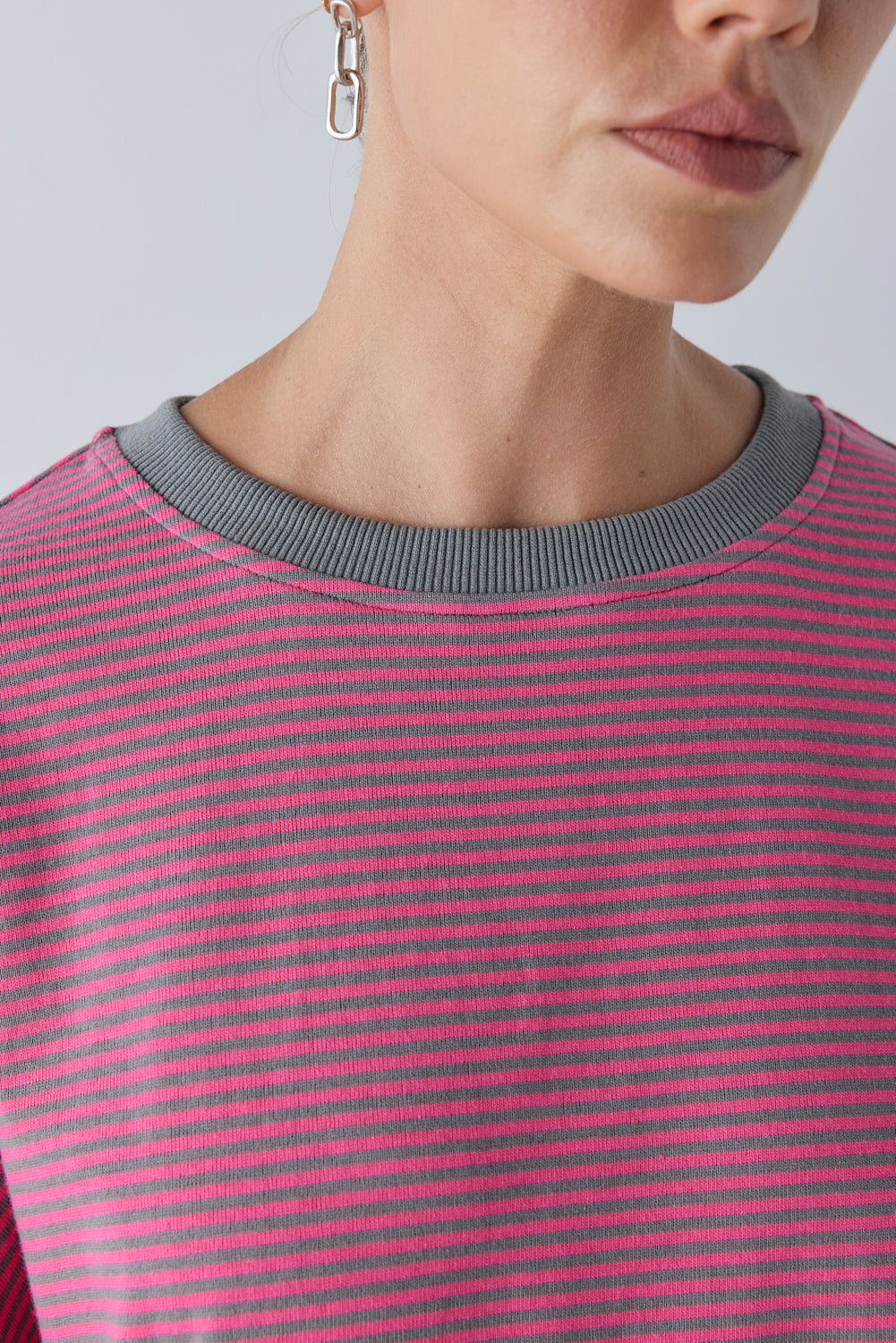 Willow Tee Pink Stripe | VRG GRL near me