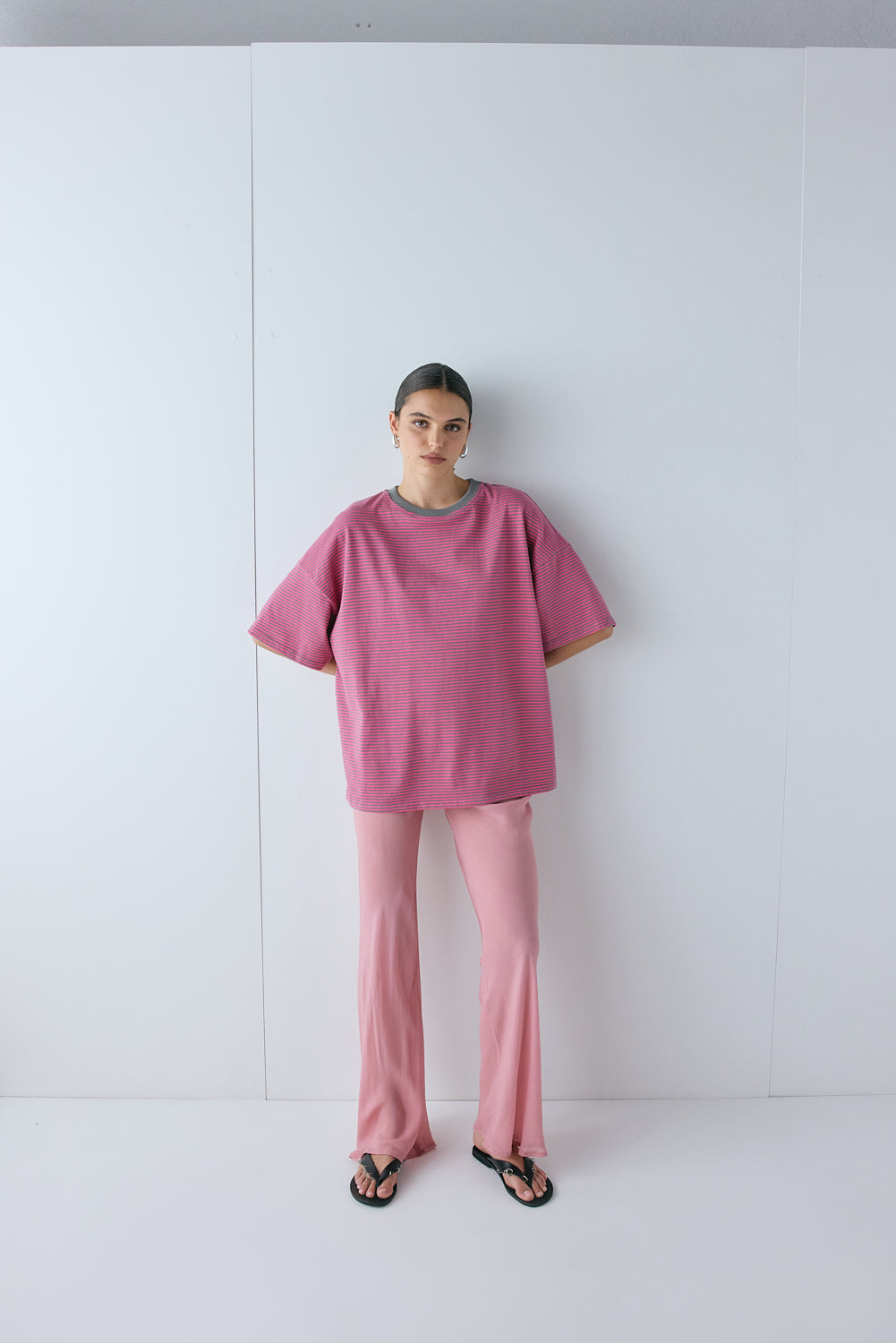 Willow Tee Pink Stripe | VRG GRL near me