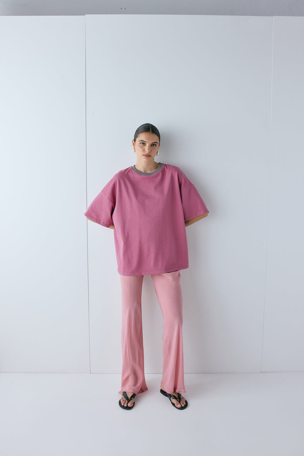 Willow Tee Pink Stripe | VRG GRL near me