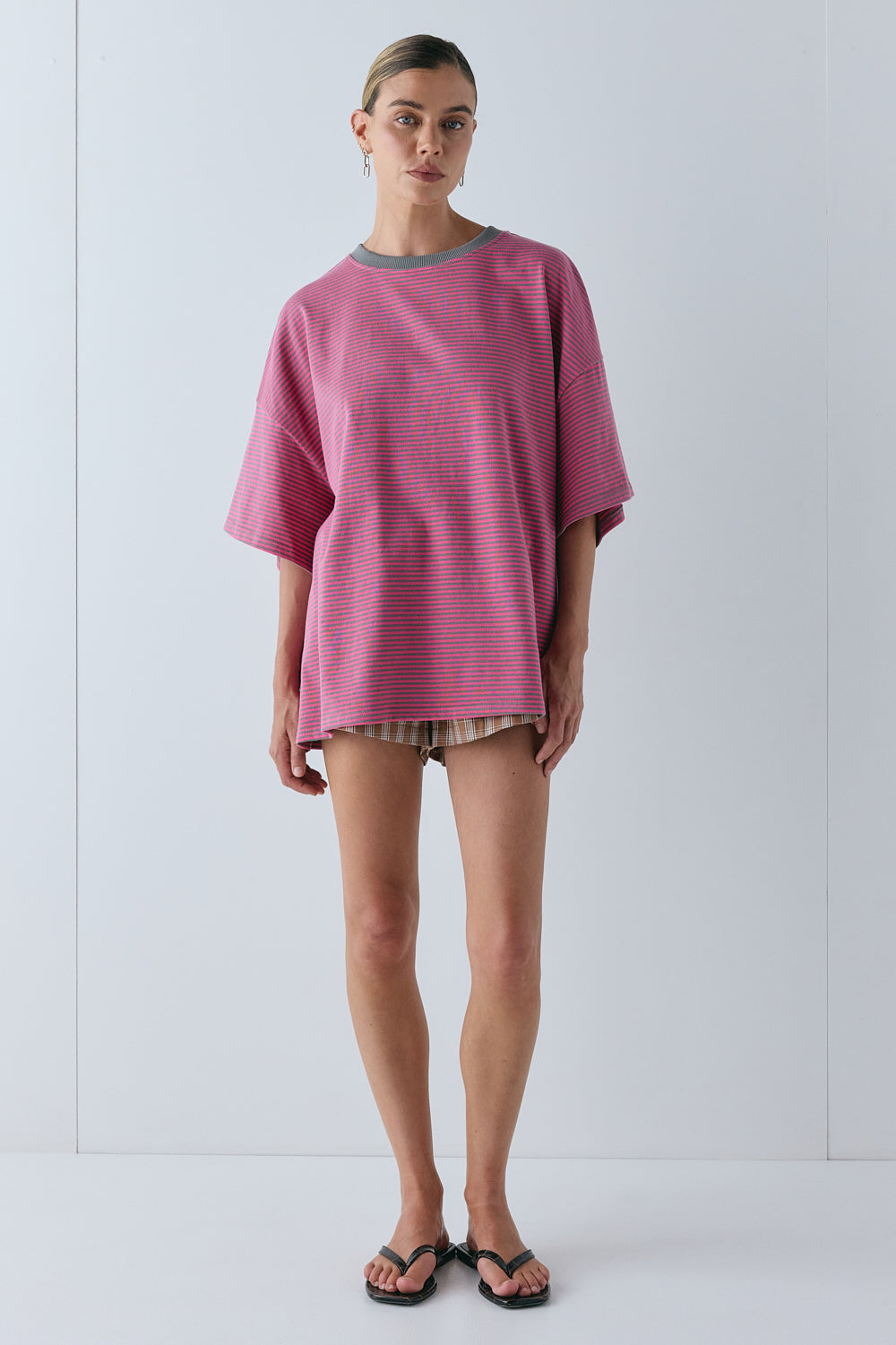 Willow Tee Pink Stripe | VRG GRL near me