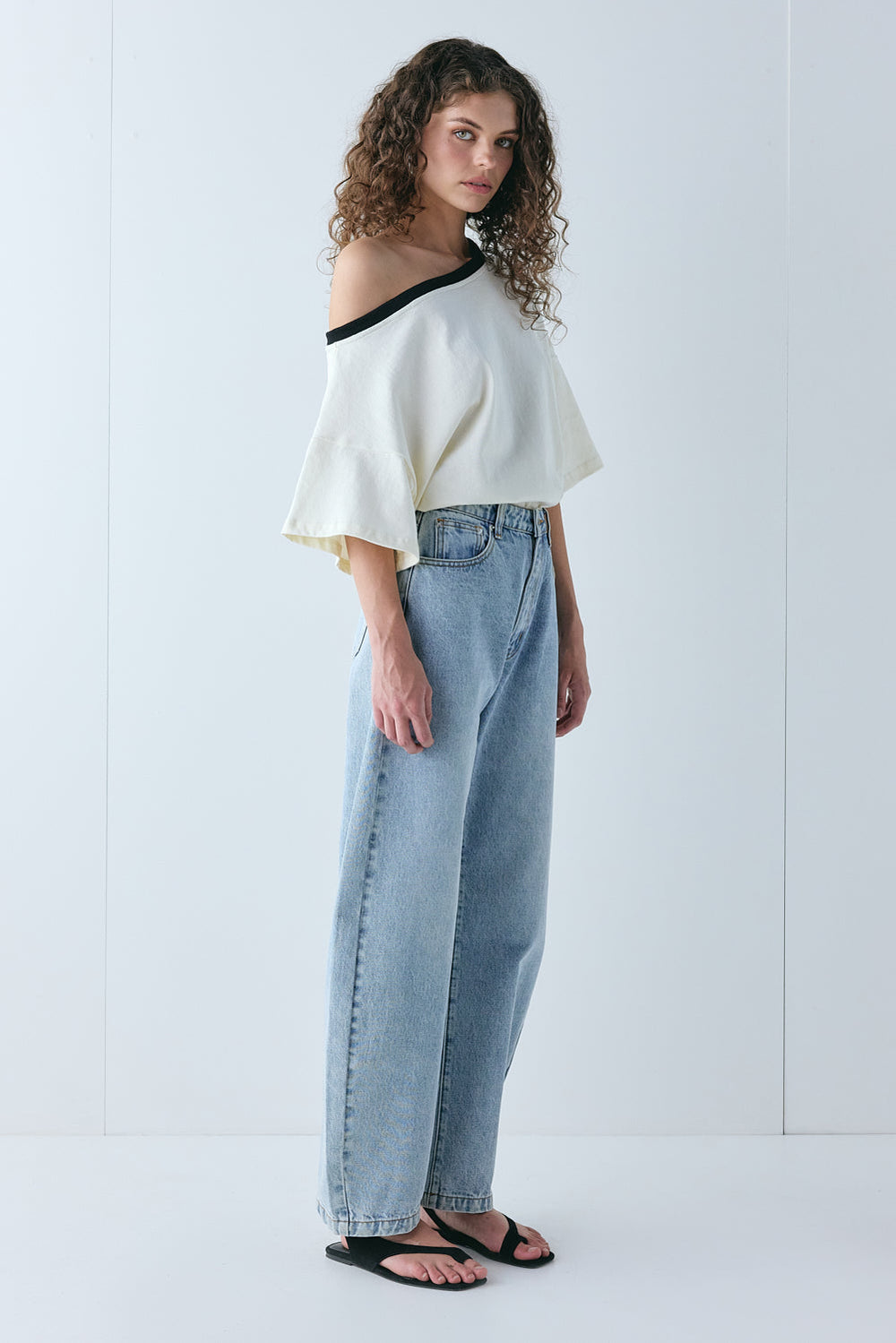 Blake Tee Cream | VRG GRL sale