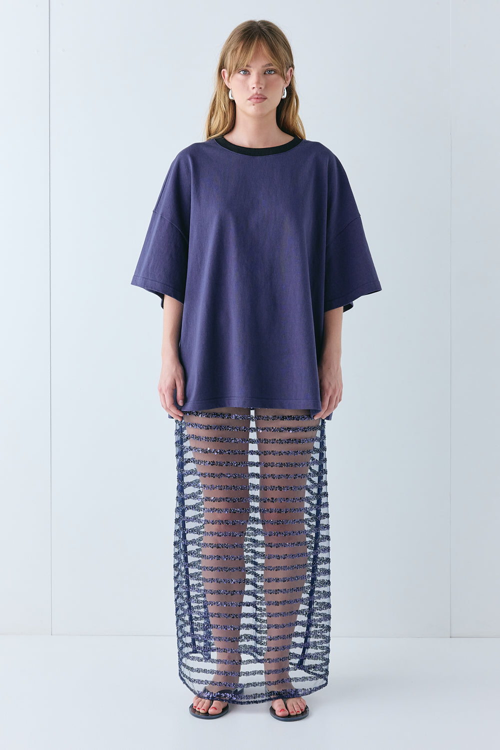 Willow Tee Navy | VRG GRL for sale