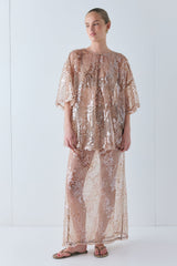 Arden Sequin Top Bronze | VRG GRL on sale