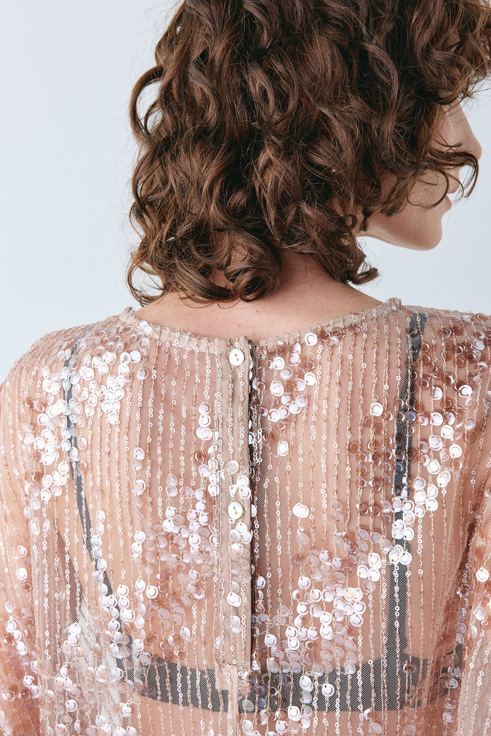Arden Sequin Top Bronze | VRG GRL on sale