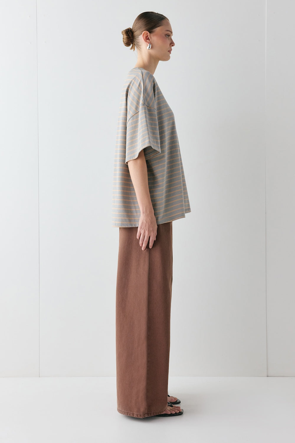 Willow Tee Apricot Stripe | VRG GRL near me