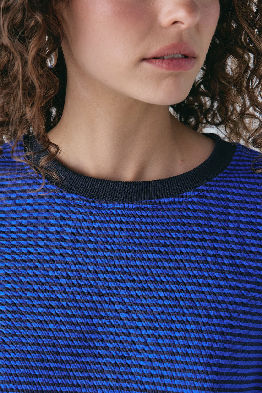 Willow Tee Cobalt Stripe | VRG GRL online