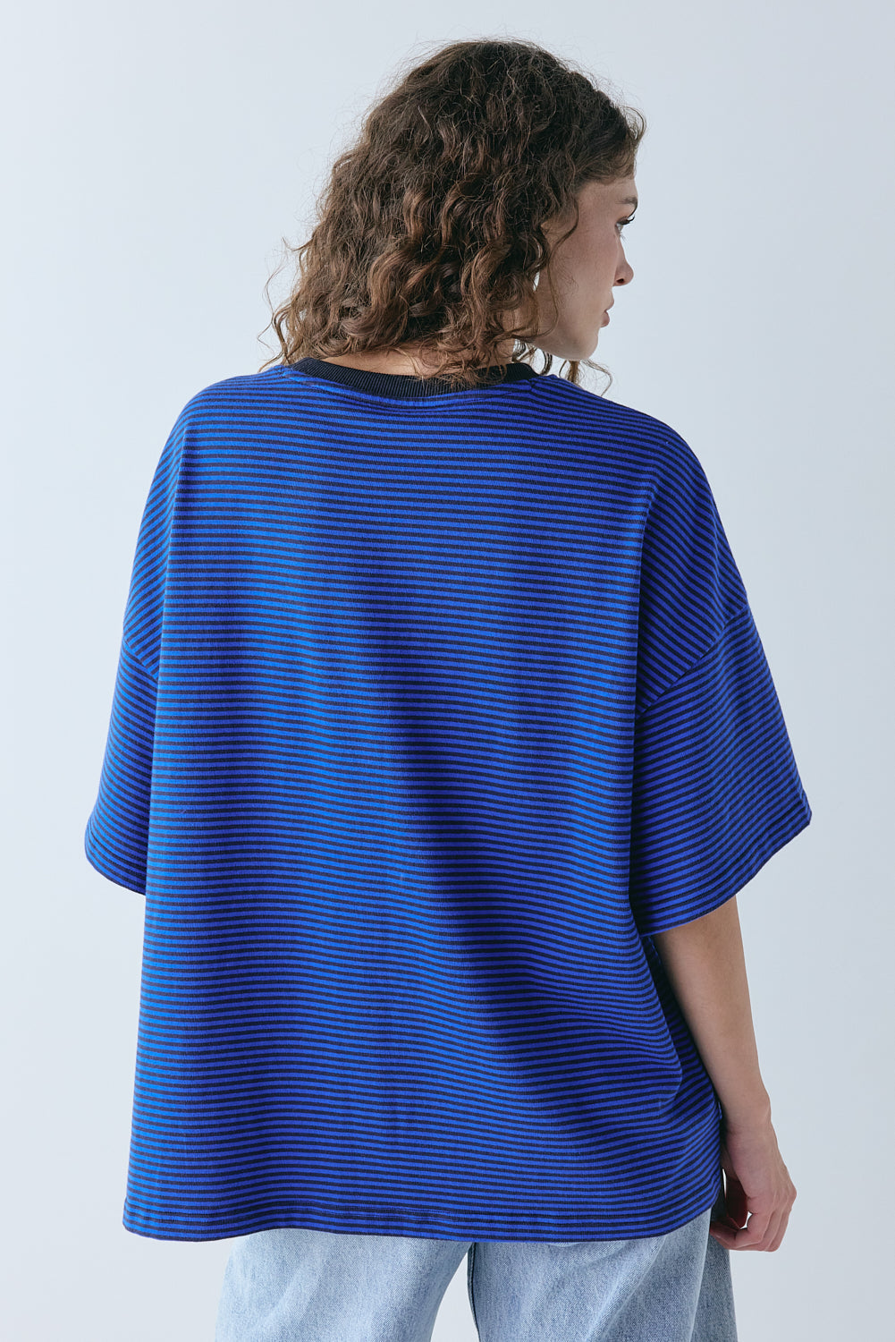 Willow Tee Cobalt Stripe | VRG GRL online