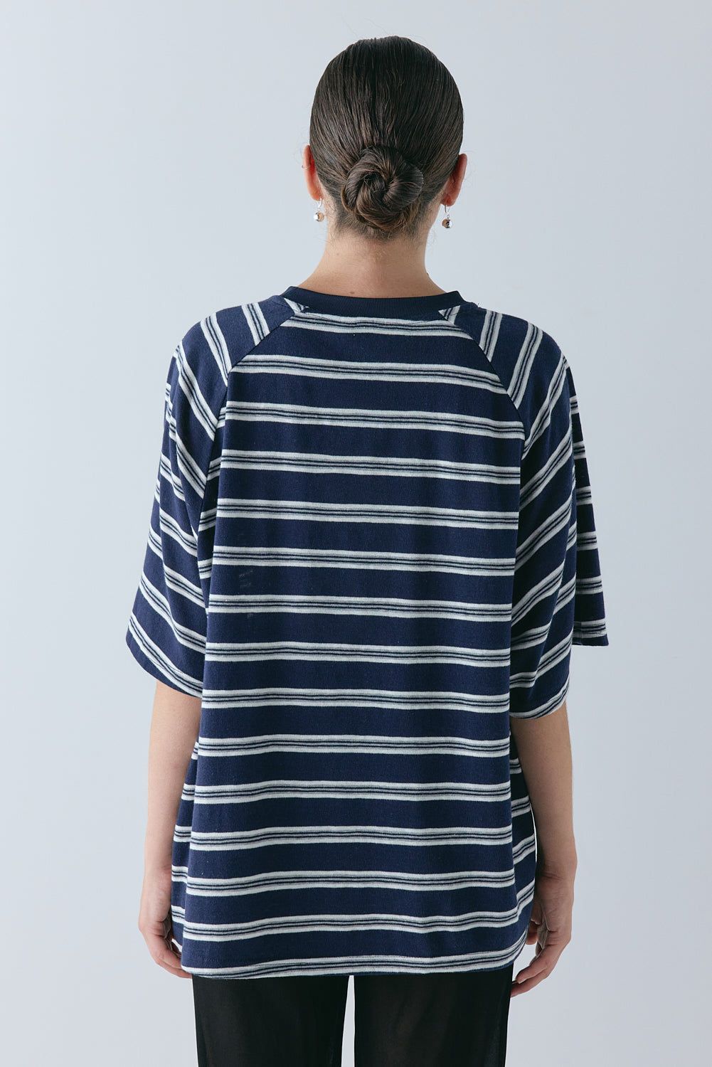 Blair Tee Navy Stripe | VRG GRL for sale