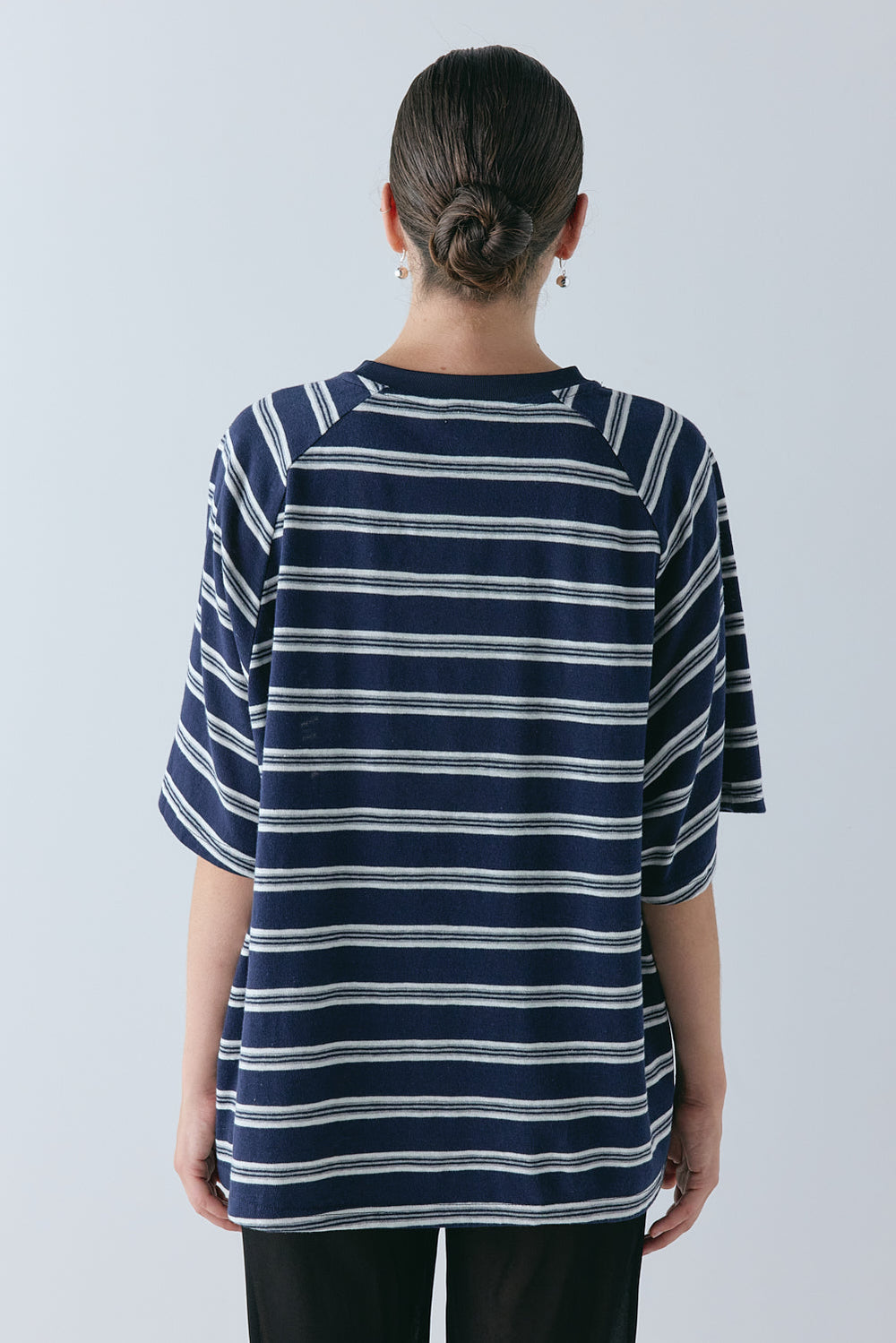 Blair Tee Navy Stripe | VRG GRL for sale