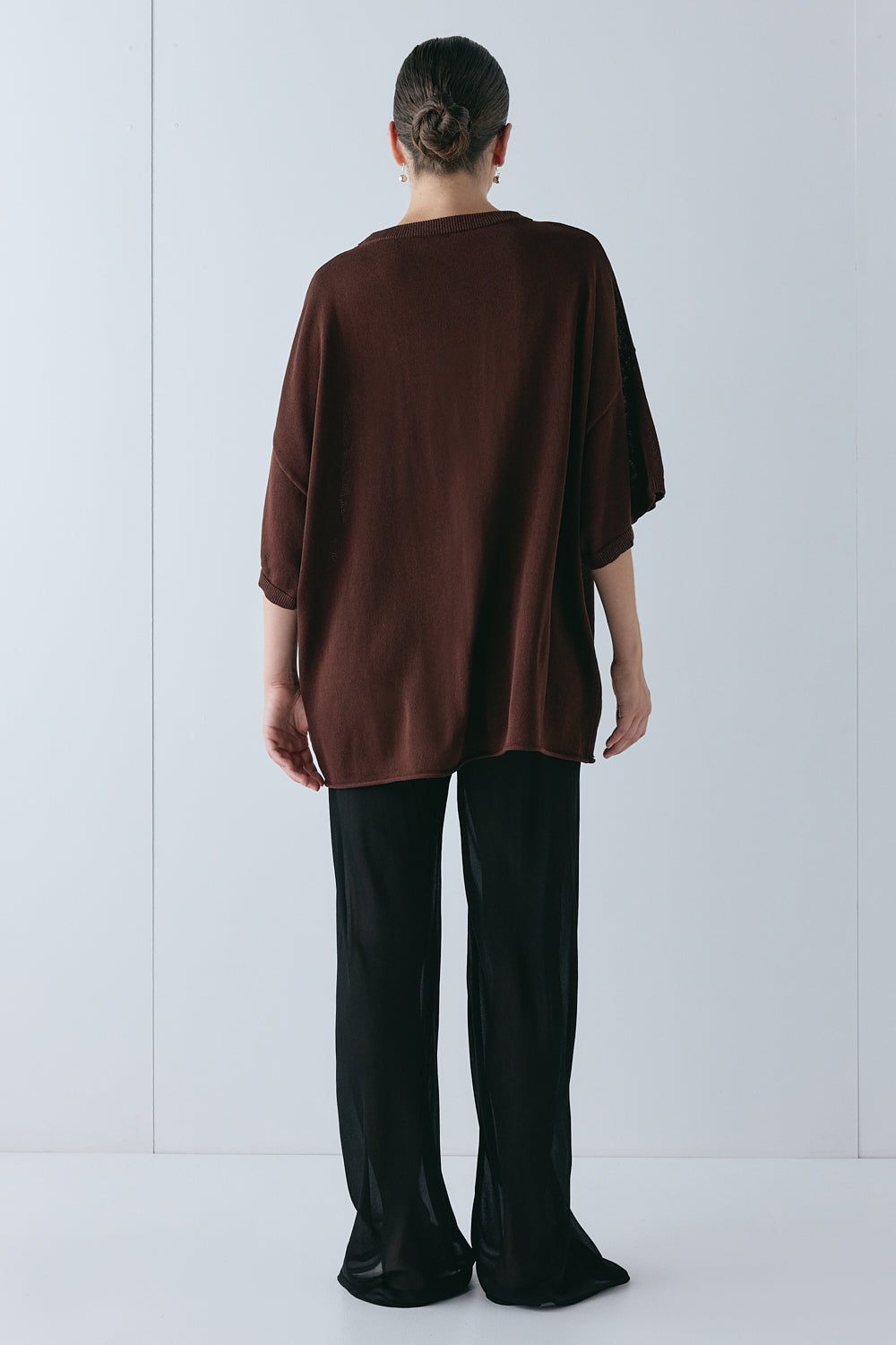 Willow Knit Tee Chocolate | VRG GRL near me