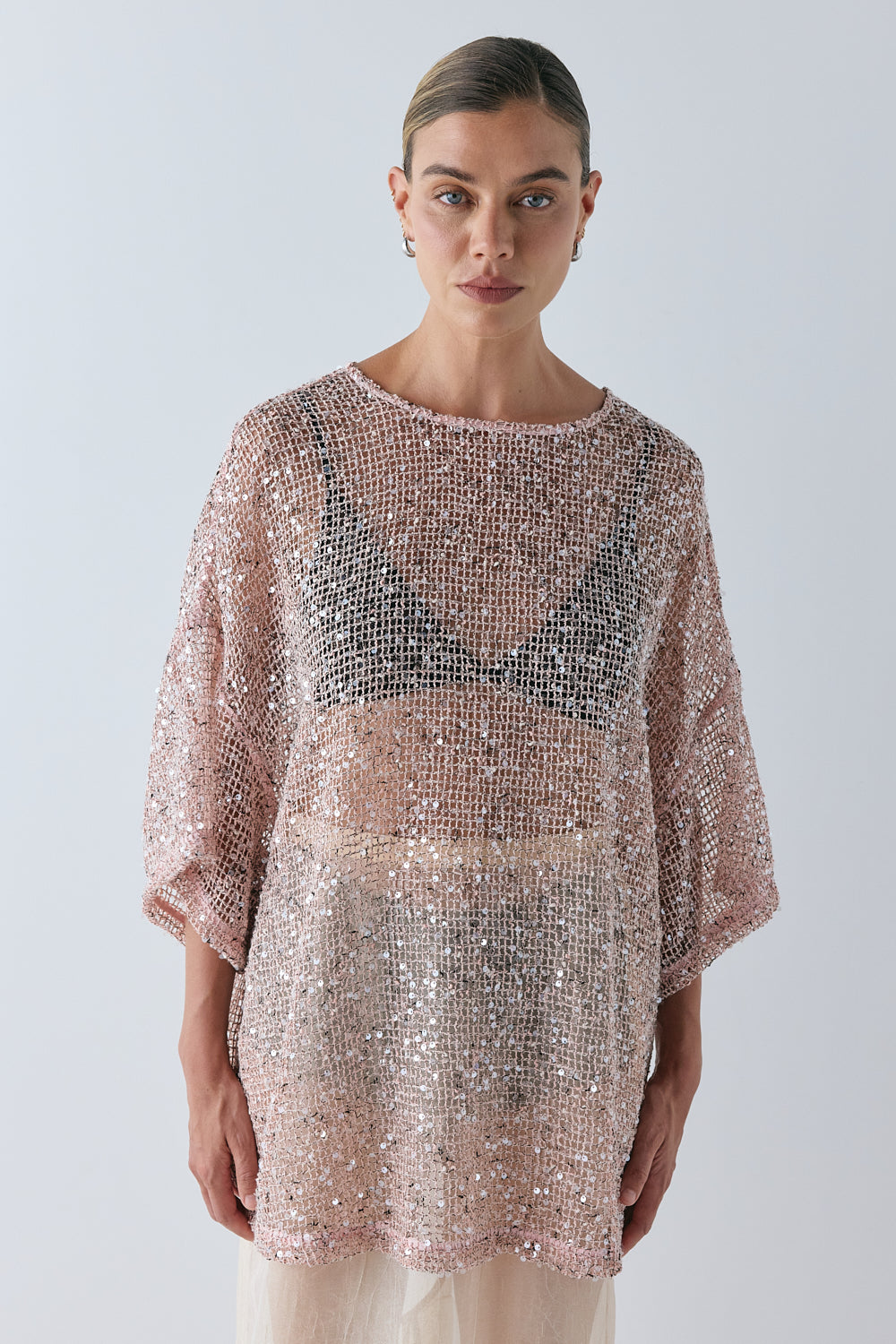 Arden Sequin Top Pink | VRG GRL online