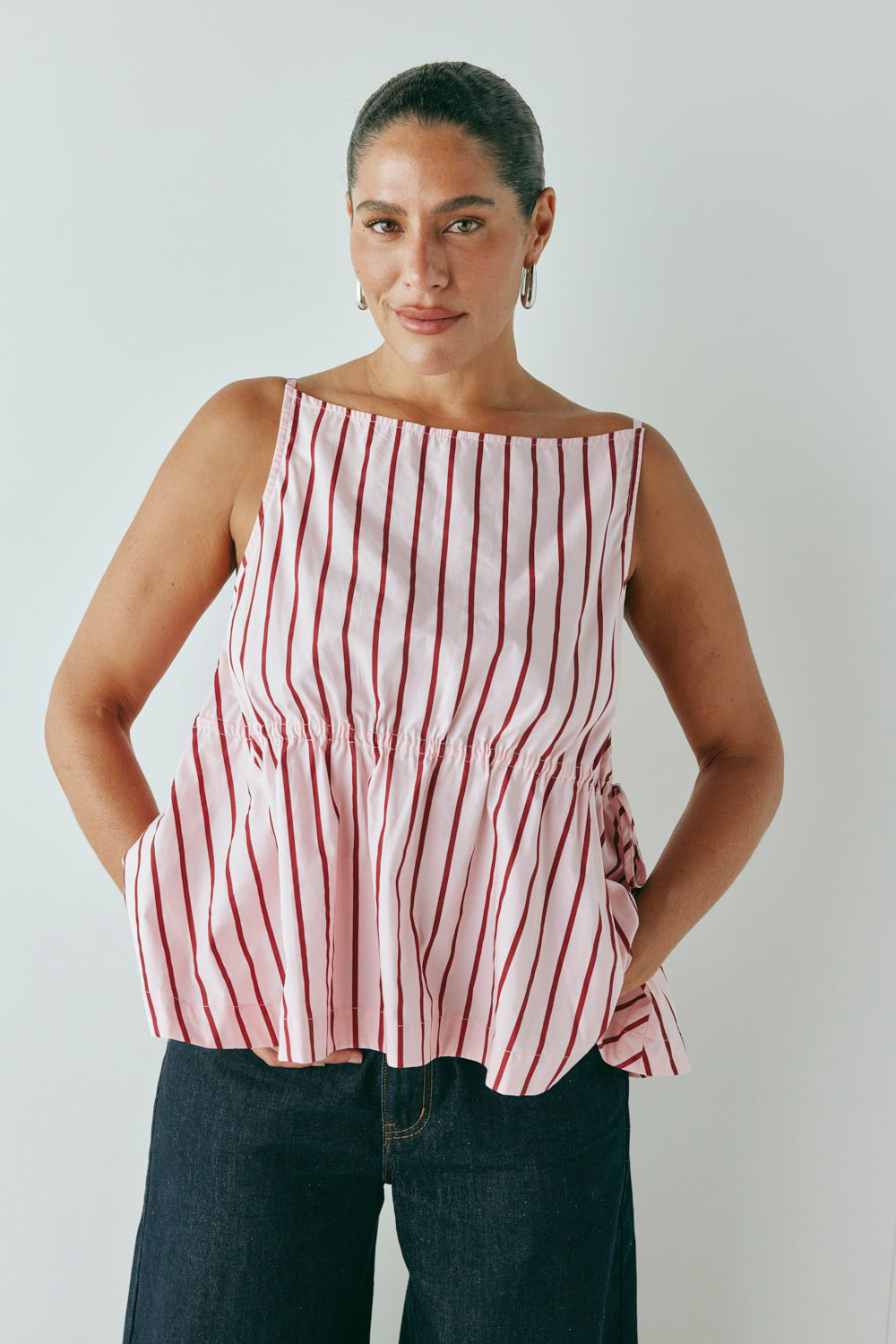 Indi Top Berry Stripe | VRG GRL US