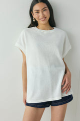 Lori Waffle Tank White | VRG GRL near me