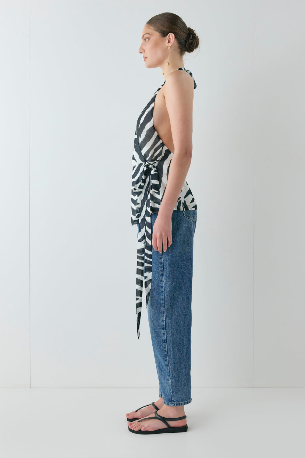 Prue Top Zebra | VRG GRL discount
