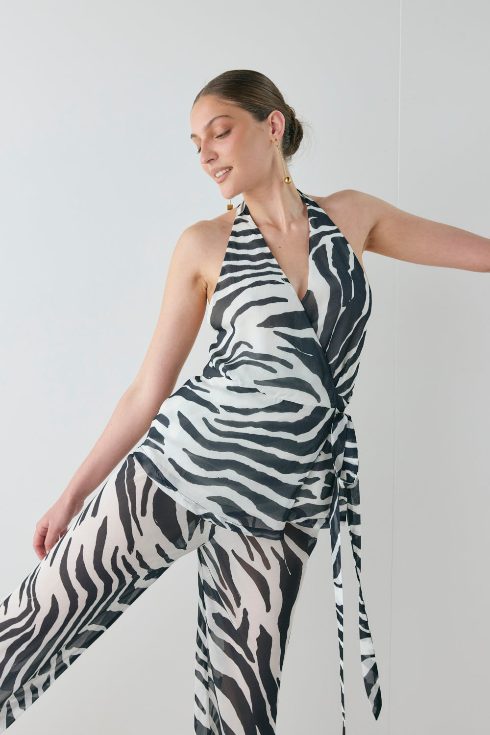 Prue Top Zebra | VRG GRL discount