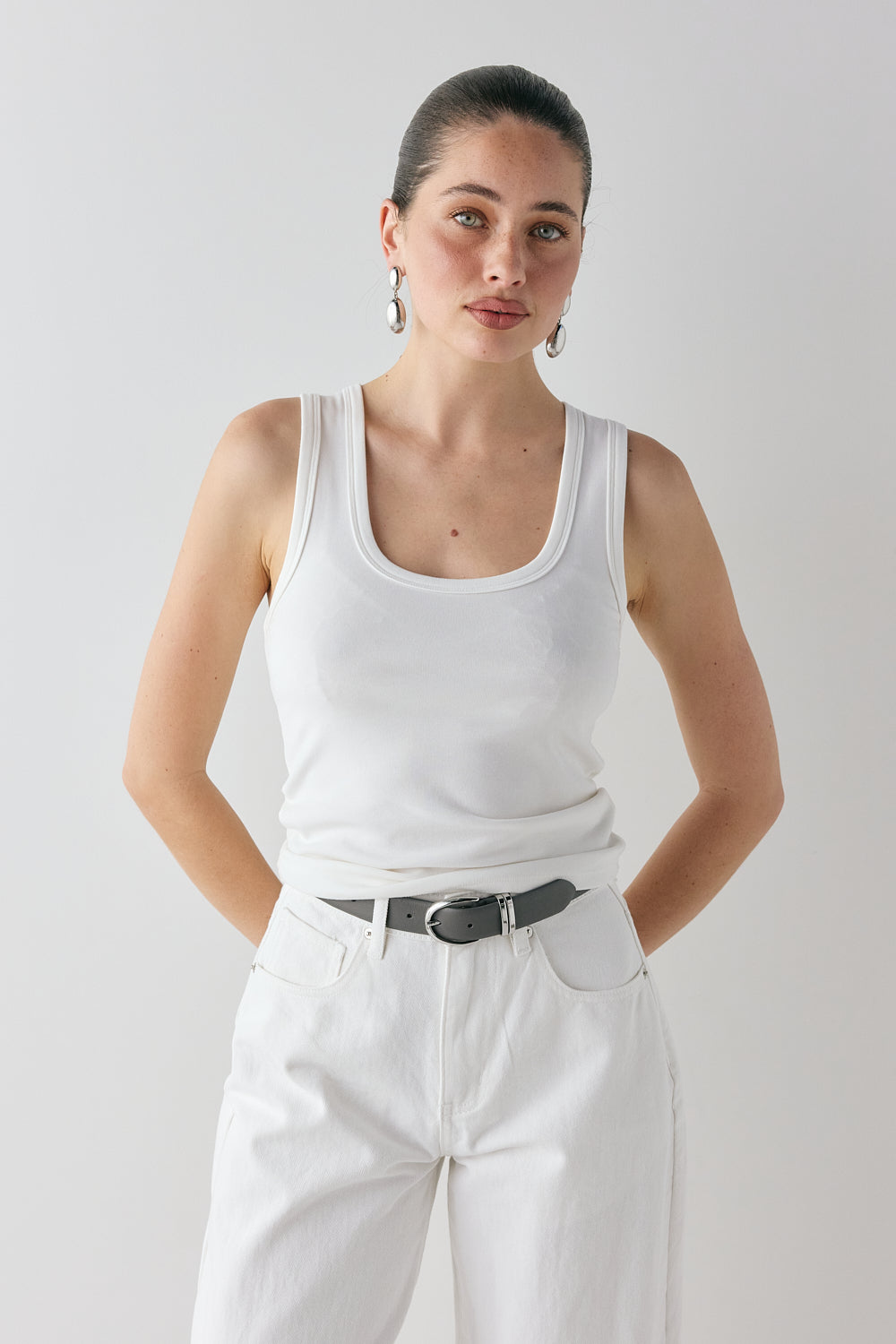 Cora Tank White | VRG GRL sale