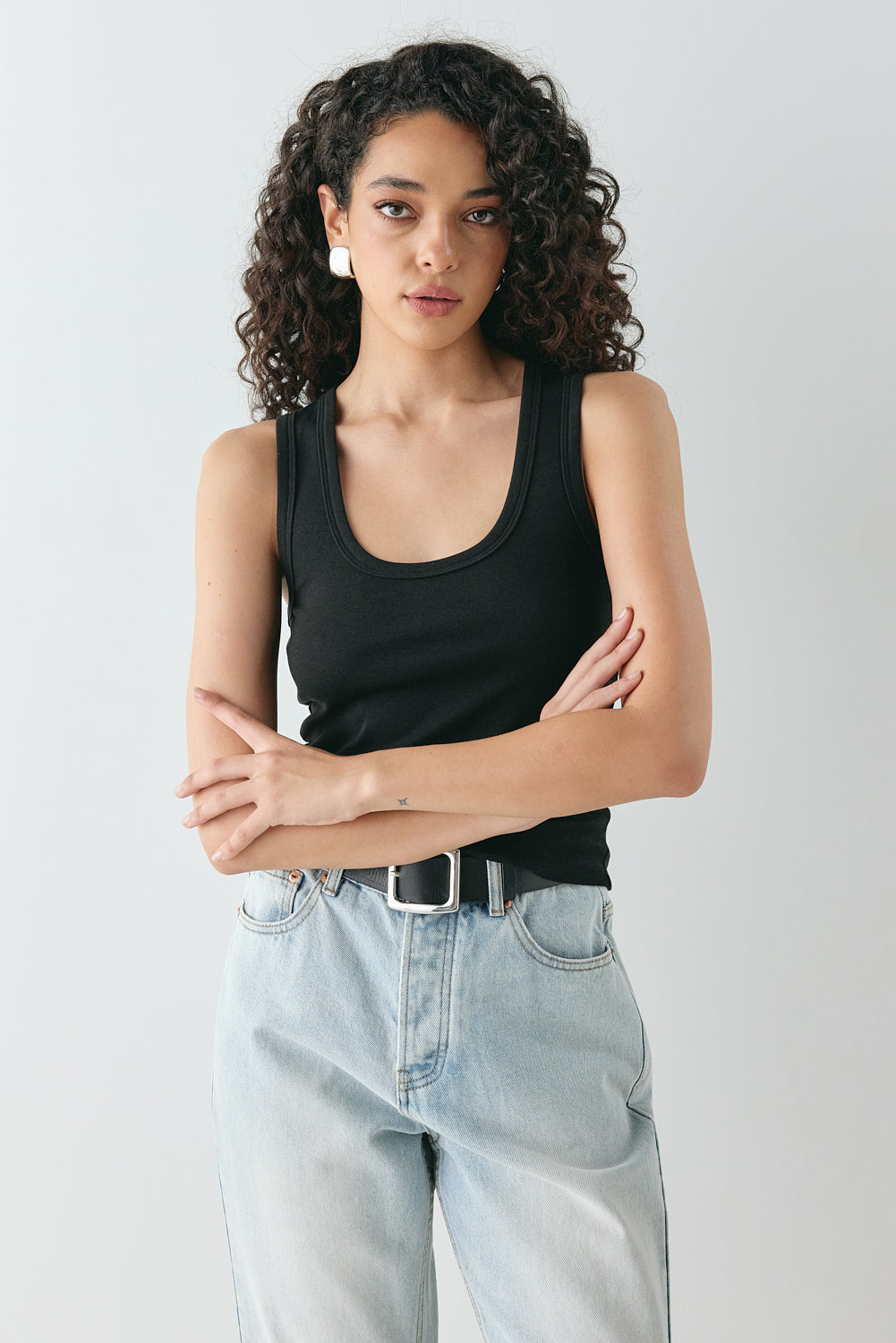 Cora Tank Black | VRG GRL for sale