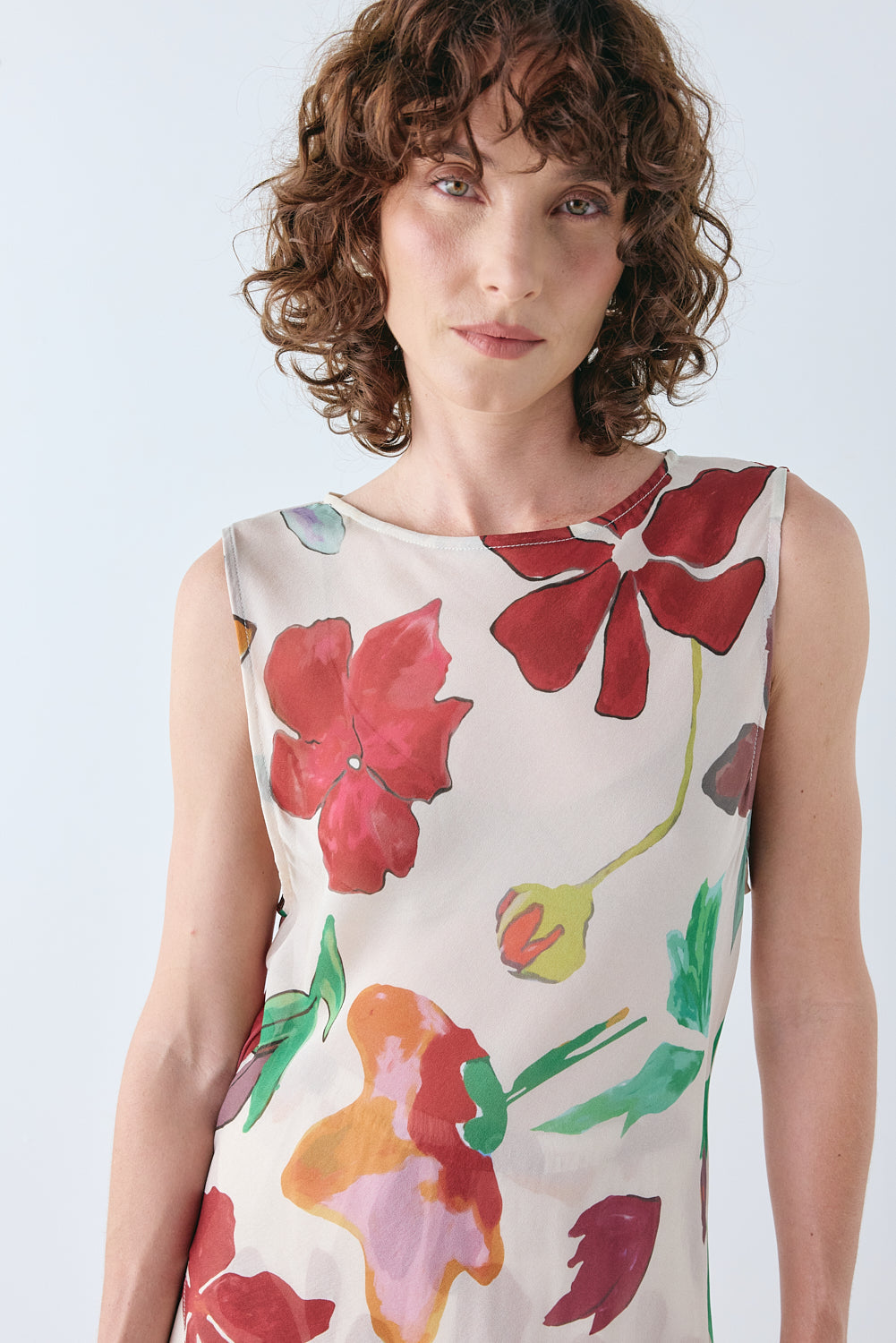 Carolina Sheer Top Poppy | VRG GRL near me