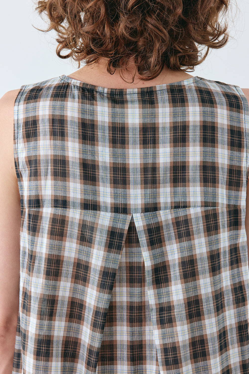 Juliet Tunic Top Check | VRG GRL on sale