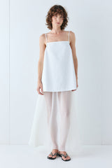 Vivian Tunic Top White | VRG GRL online