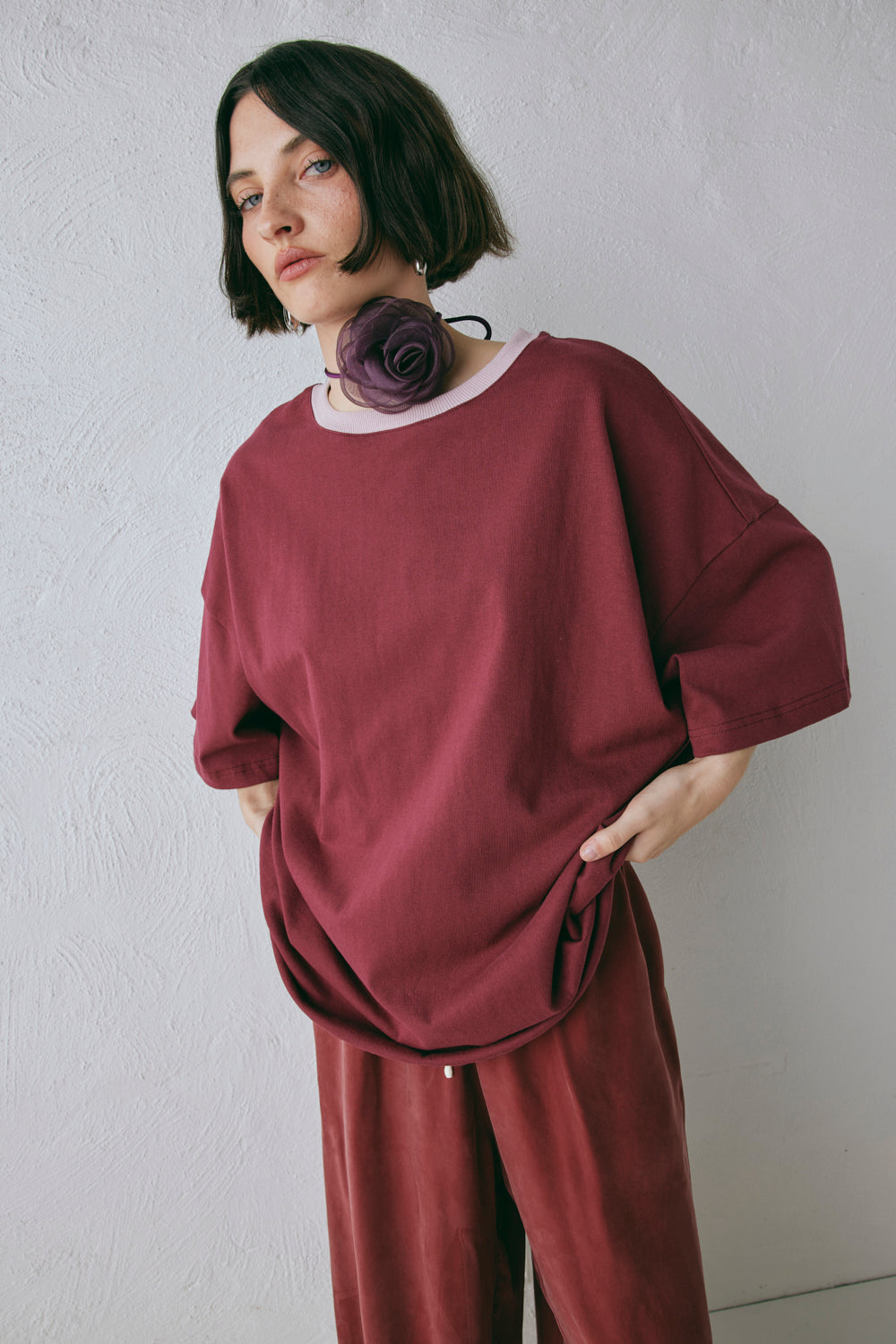Willow Tee Wine | VRG GRL on sale