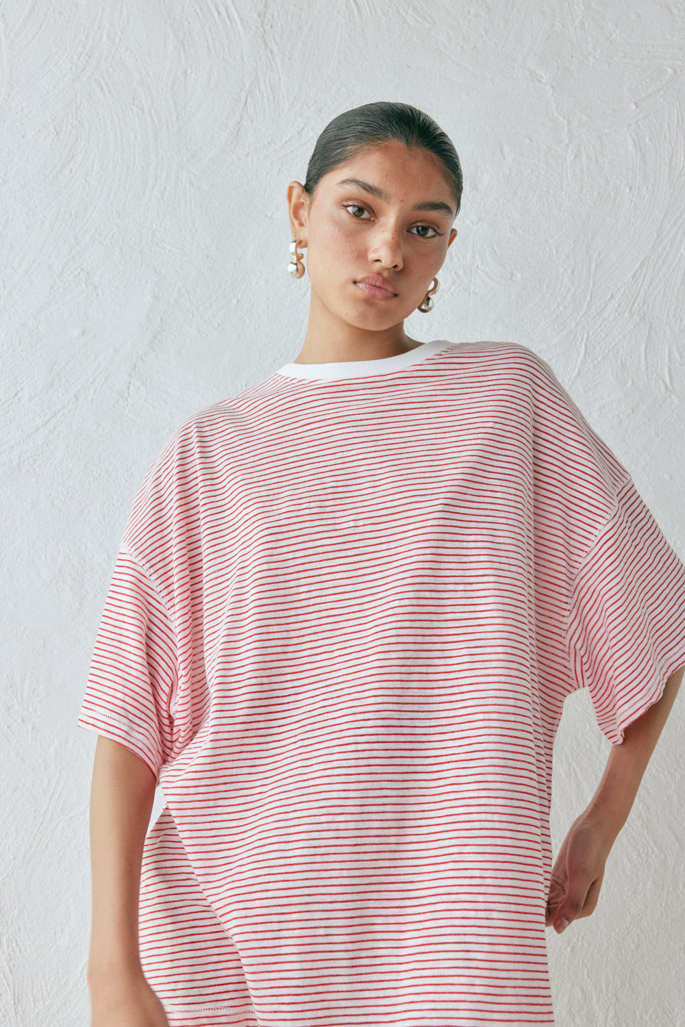 Willow Tee Red Stripe | VRG GRL near me